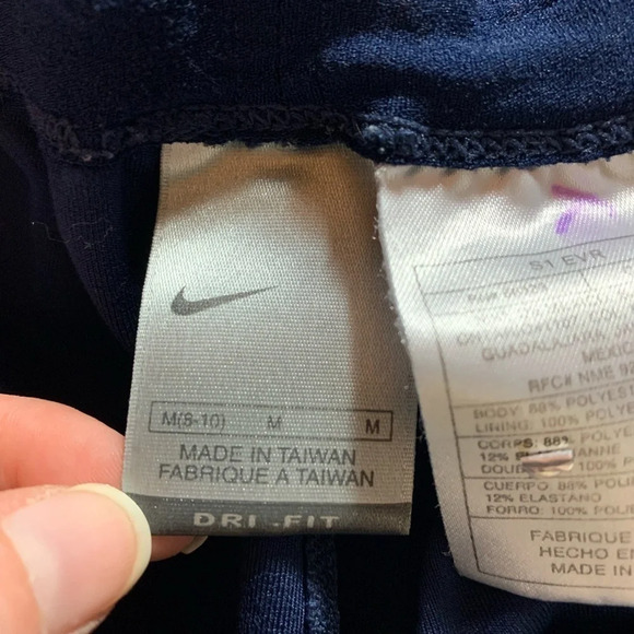 Nike Blue Athletic Shorts Size Medium (8-10) Casual Modest Comfort Active Sporty - Picture 5 of 9